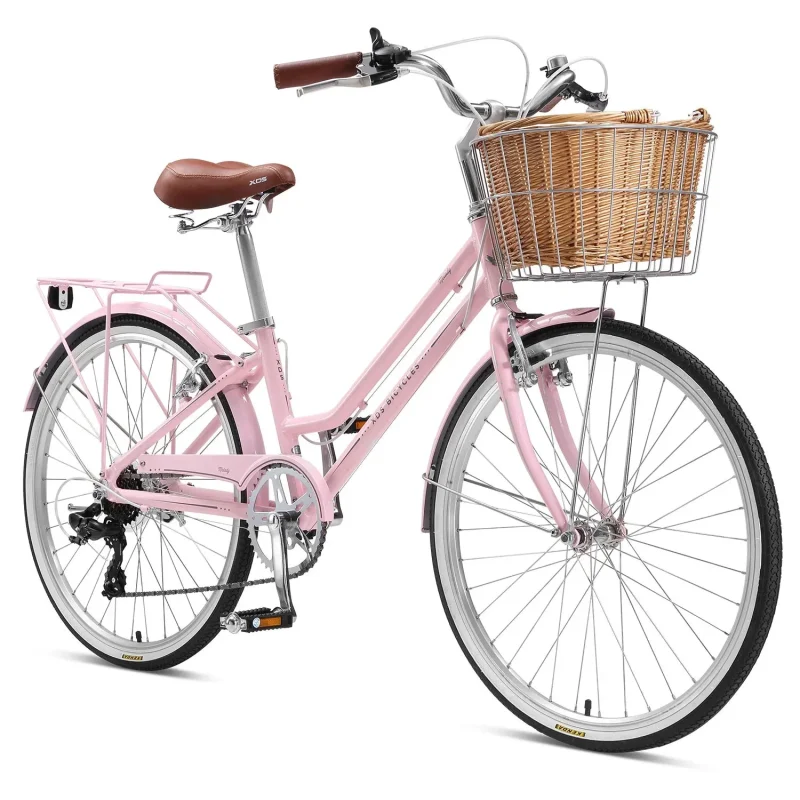 24 retro blush pink bike xds melody