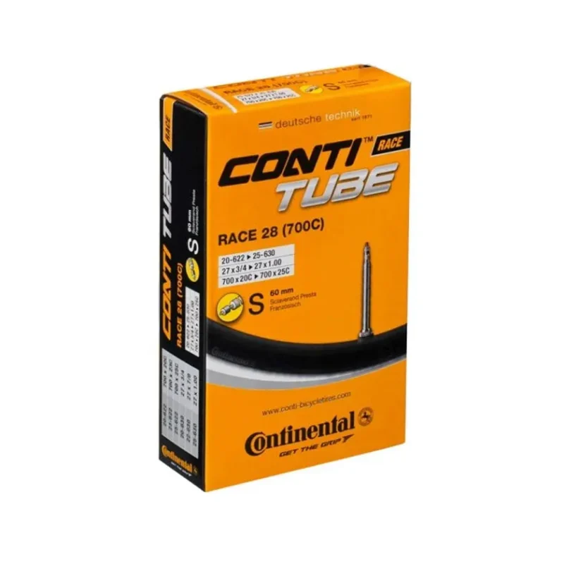 700 x 25c presta valve road bike tube 60mm