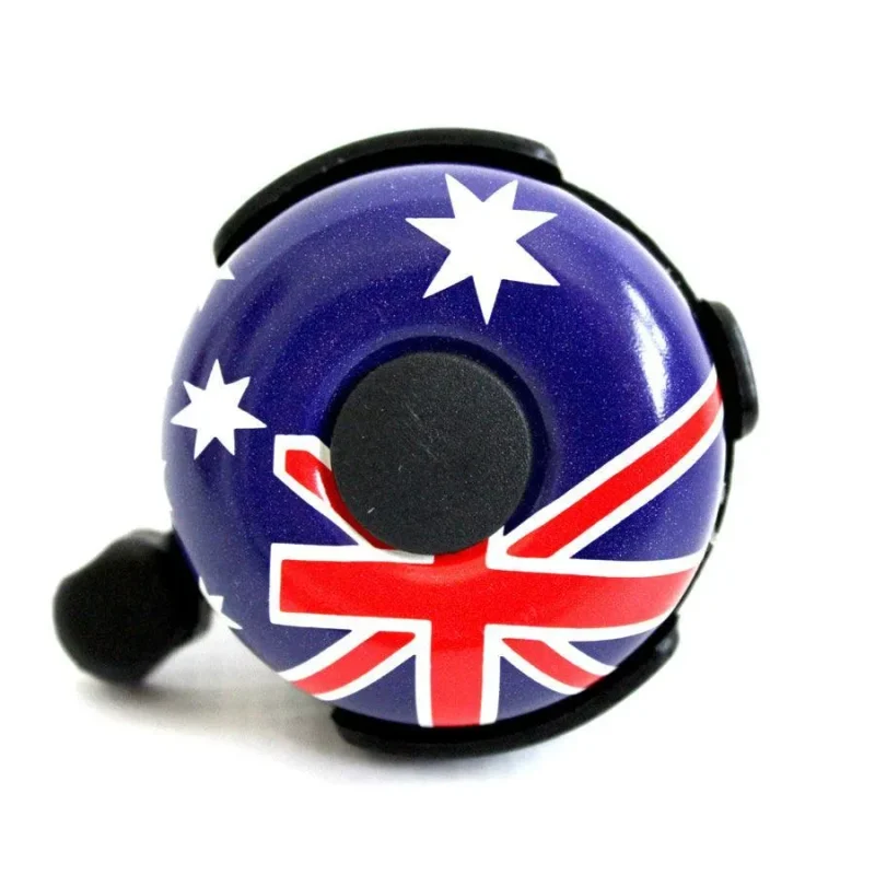 australian flag bike ring bell alloy loud clear