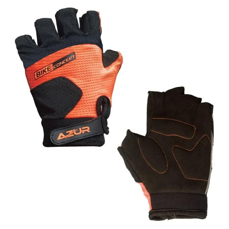 azur k6 kids orange gloves lightweight performance