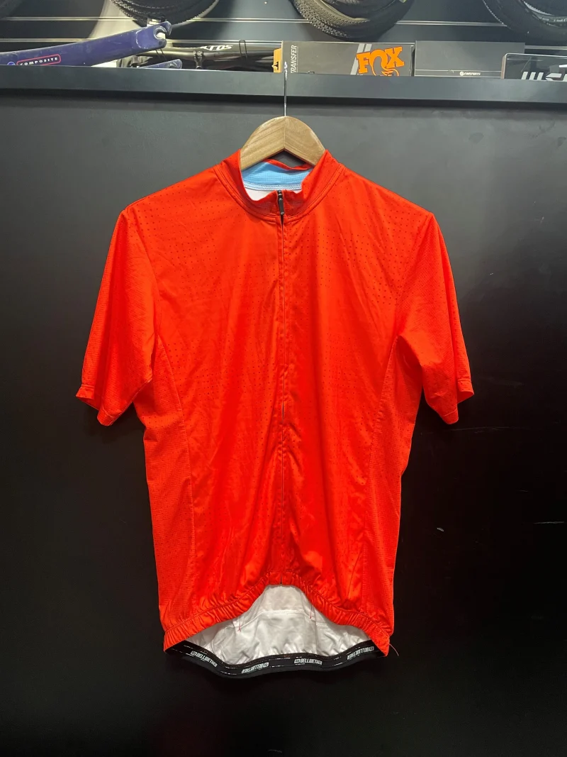 bellwether revel men s breakaway orange cycling jersey scaled