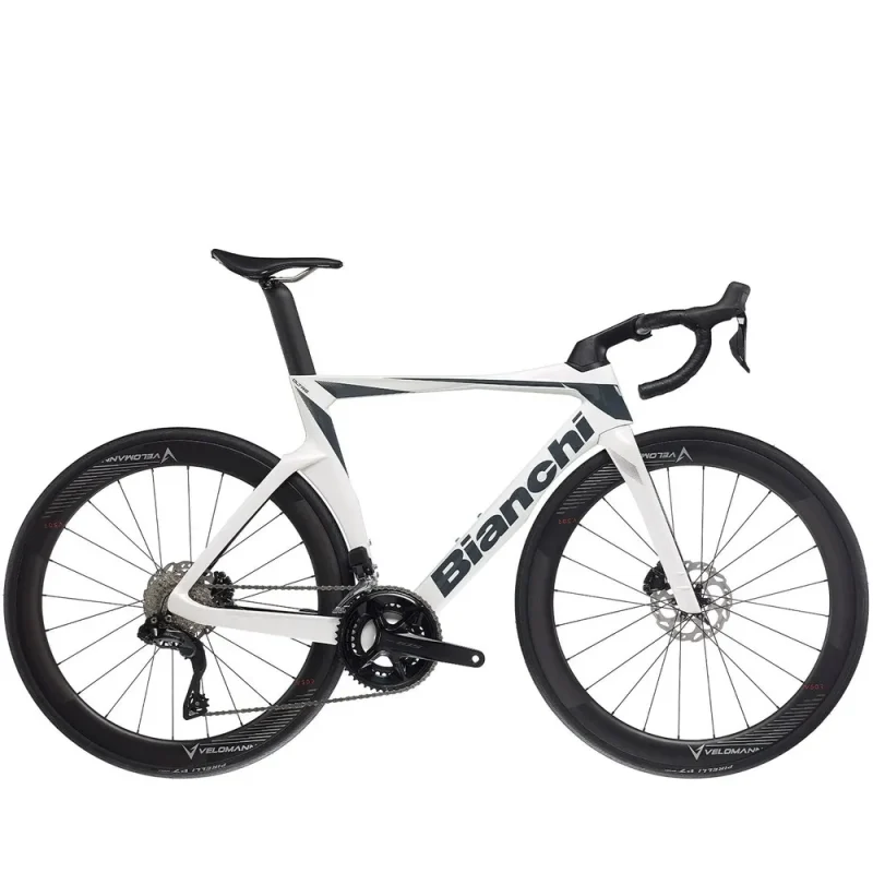 bianchi oltre comp 105 di2 road bike white graphite