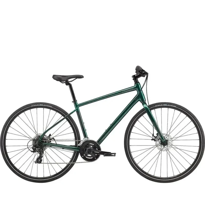 cannondale quick 5 disc bike emerald green