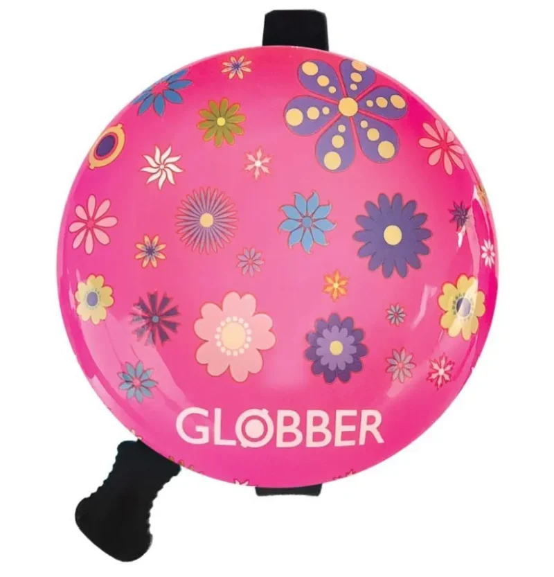 deep pink flowers globber scooter bell optimized for style