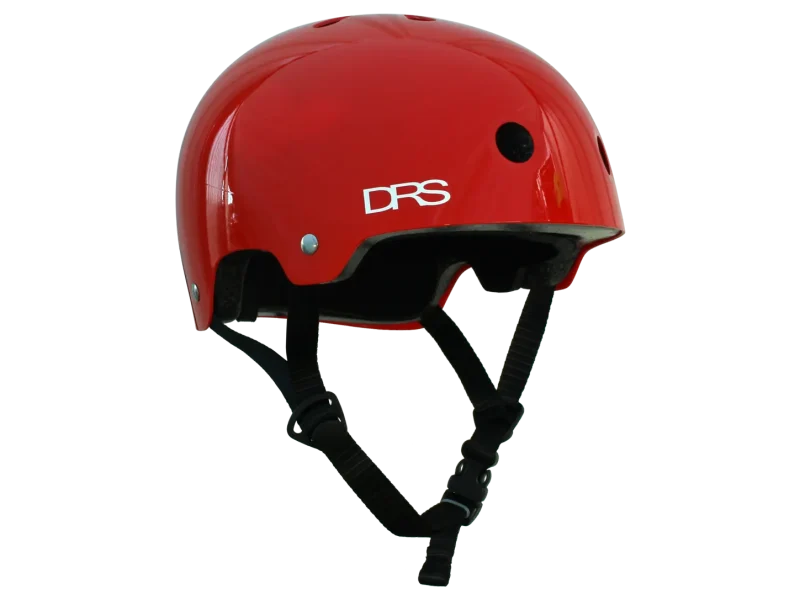 drs gloss red helmet high vis safety gear