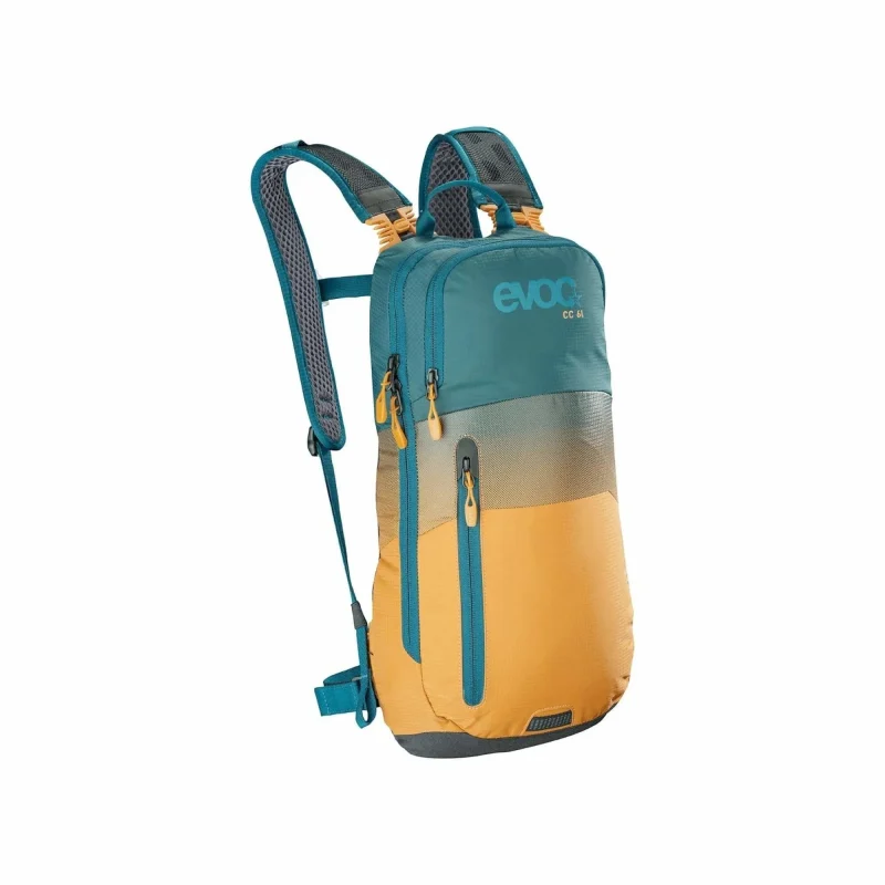 evoc 6l mtb backpack w 2l hydration bladder petrol loam