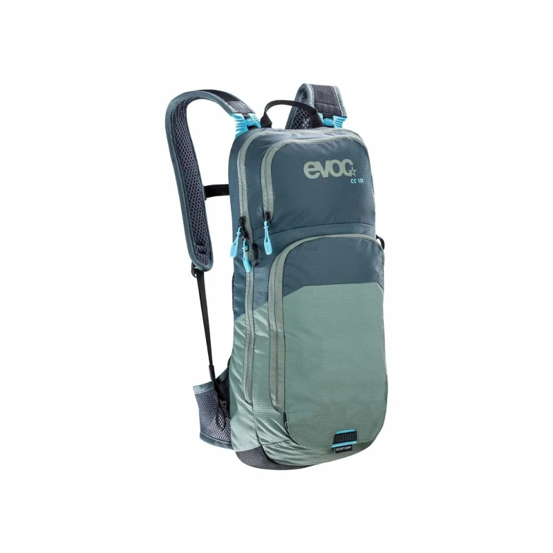 evoc cross country 10l backpack with 2l hydration bladder slate olive