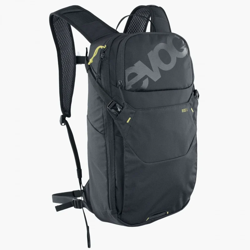 evoc ride 8l backpack with 2l hydration bladder black