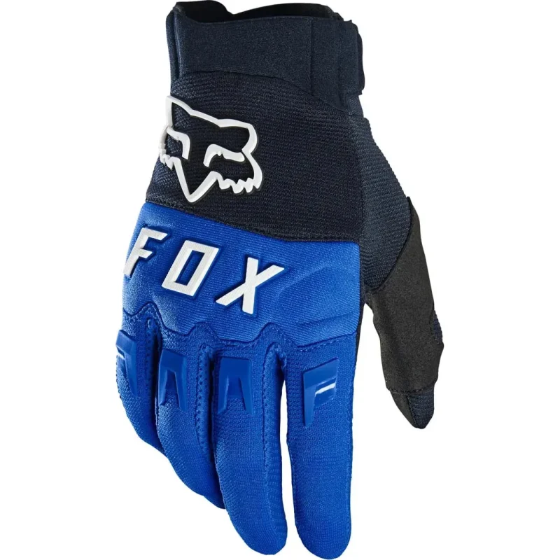 fox dirtpaw glove blue high performance off road riding