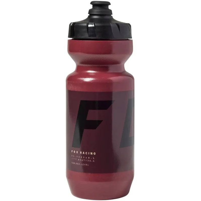 fox purist 22oz bordeaux water bottle