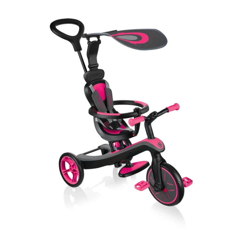 globber explorer 4 in 1 fuchsia kids trike