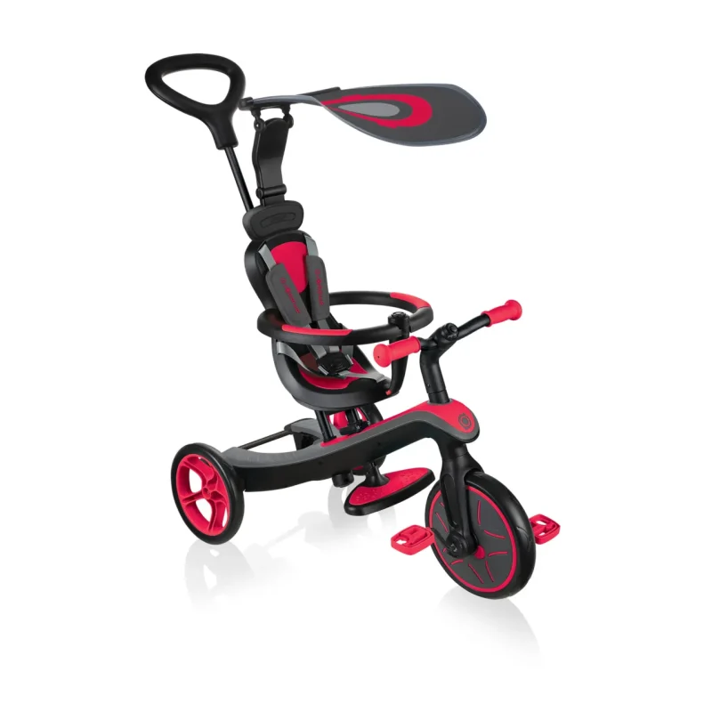 globber explorer 4 in 1 kids trike red