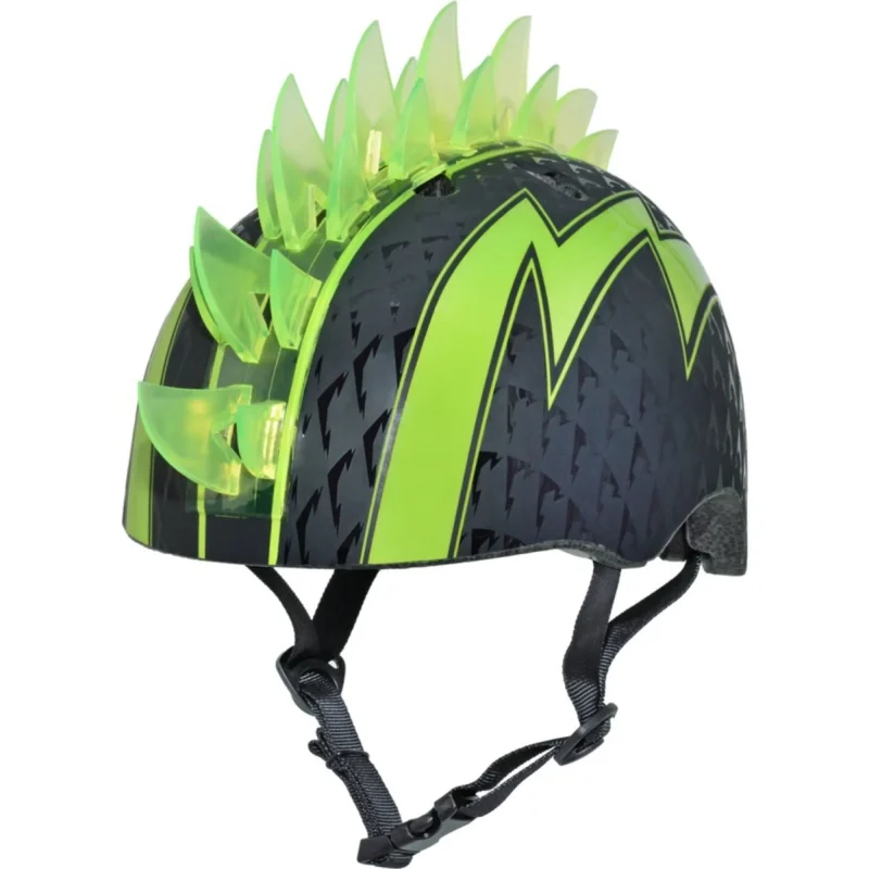 green bolt light up raskullz helmet with usb