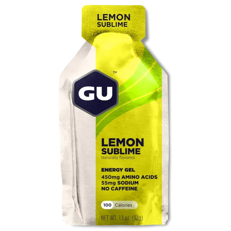 gu lemon sublime energy gel refreshing energy boost