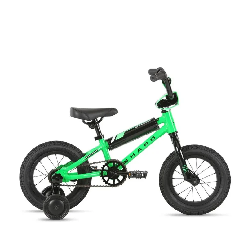 haro shredder 12 kids bmx bike bad apple green