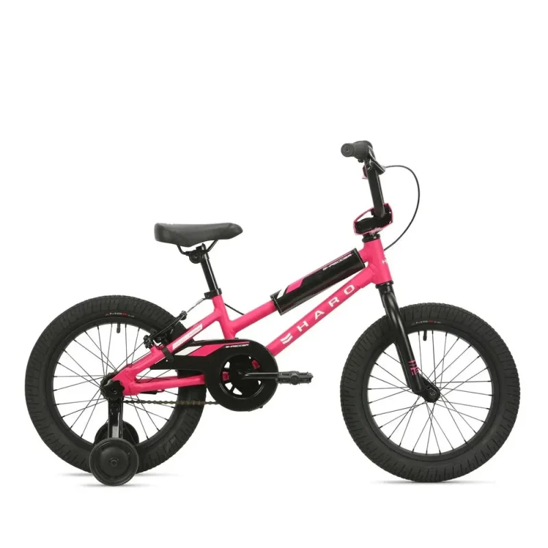 haro shredder 16 bmx bike matte magenta