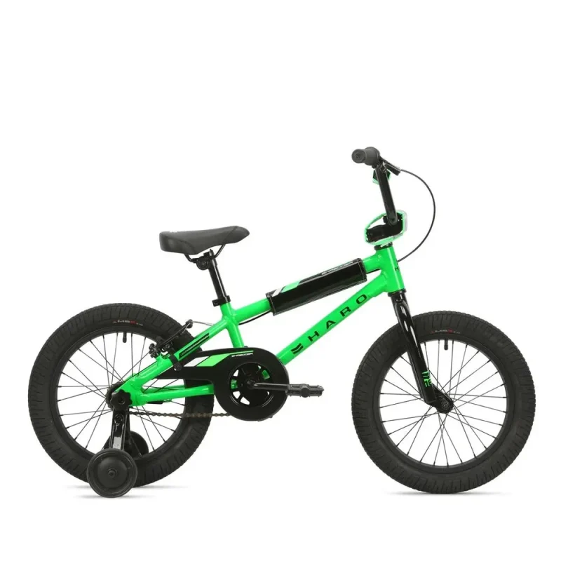 haro shredder 16 kids bmx bike bad apple green