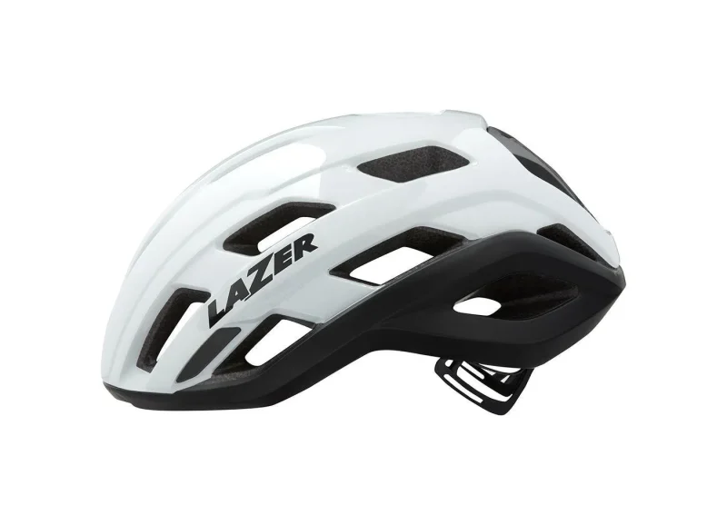 lazer strada kc white road helmet