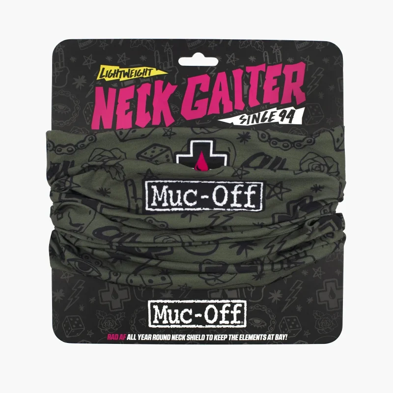 muc off lightweight neck gaiter seamless comfort stay cool