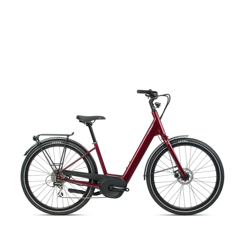 orbea optima e40 electric bike metallic dark red