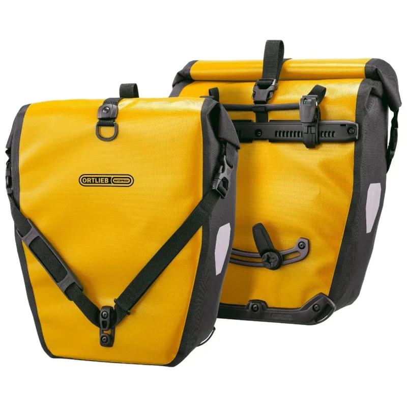 ortlieb back roller ql2 1 yellow black rear panniers