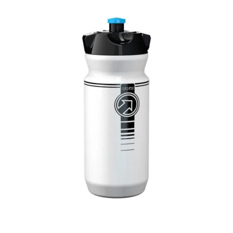 pro 600ml white sports bottle easy grip leak proof