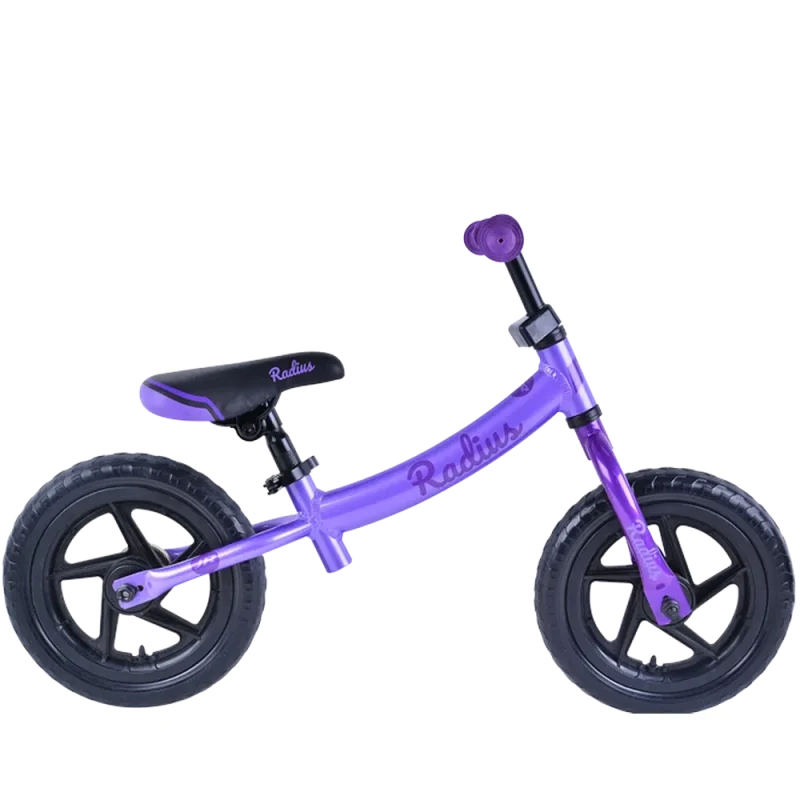 radius jr lavender balance bike for girls