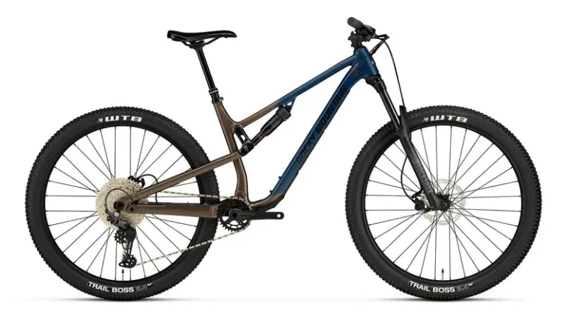 rocky mountain instinct alloy 10 mtb blue brown