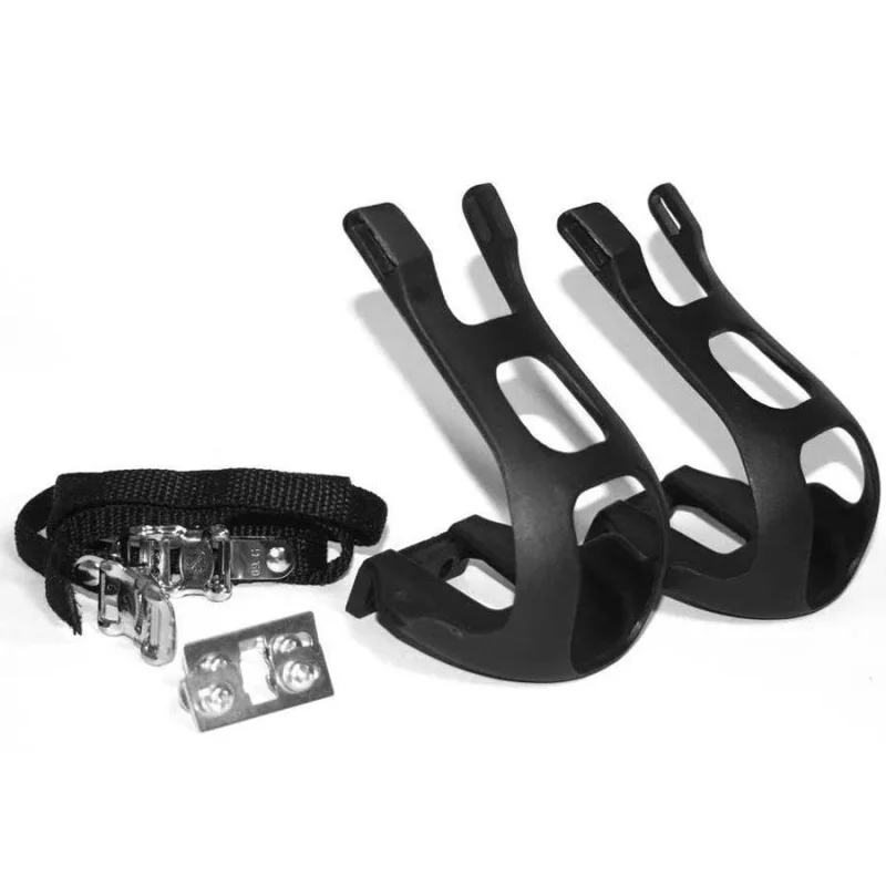 seamless mtb toe clip strap set for secure footing