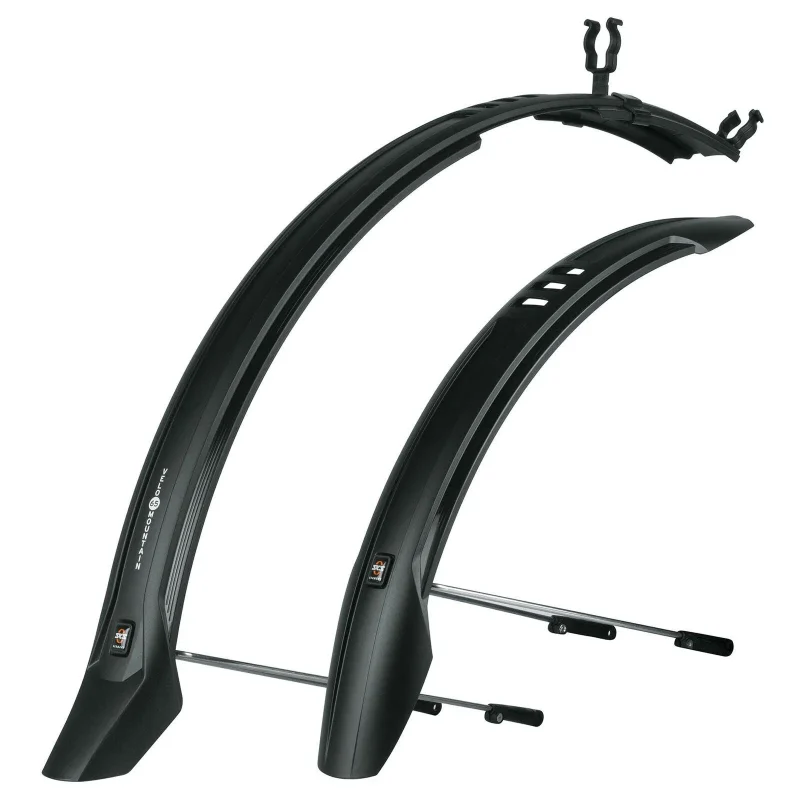 sks velo 65 mtb mudguards set with stays front rear