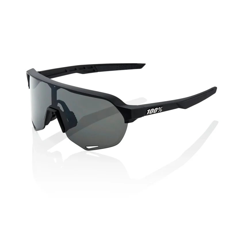 soft tact black smoke cycling sunglasses 100 s2 protection