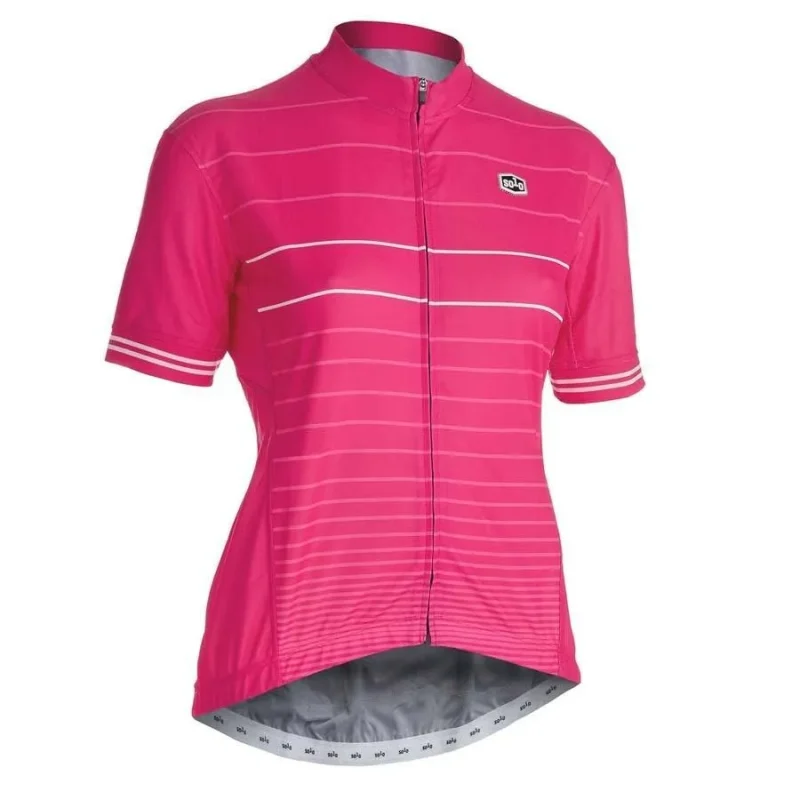 solo duo mk 2 women s short sleeve jersey cerise