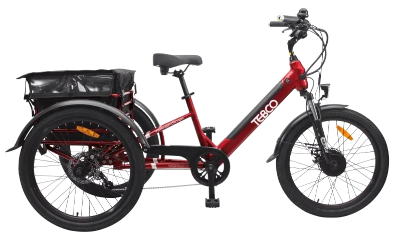 tebco 24v electric tricycle red