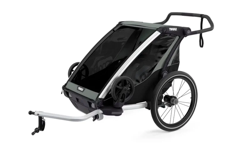 thule chariot lite multisport bike trailer aluminum agave