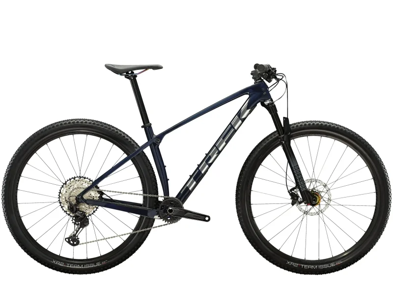 trek procaliber 9 6 blue carbon smoke bike