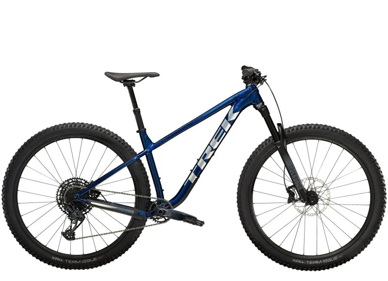 trek roscoe 8 mulsanne blue bike high performance mountain bike