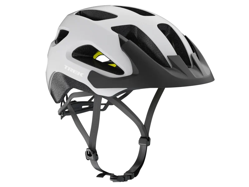 trek solstice mips bike helmet crystal white