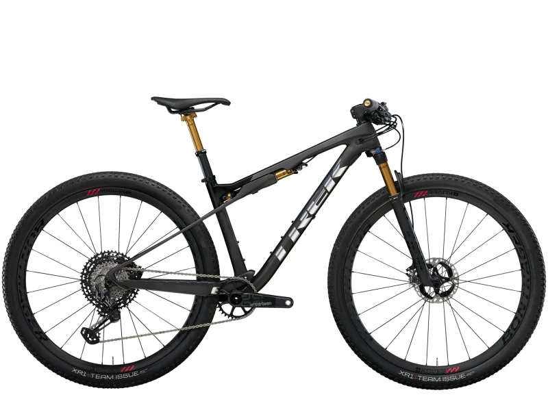 trek supercaliber 9 9 xtr carbon bike matte raw black gloss