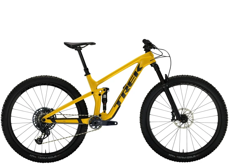 trek top fuel 9 8 gx axs bike satin baja yellow