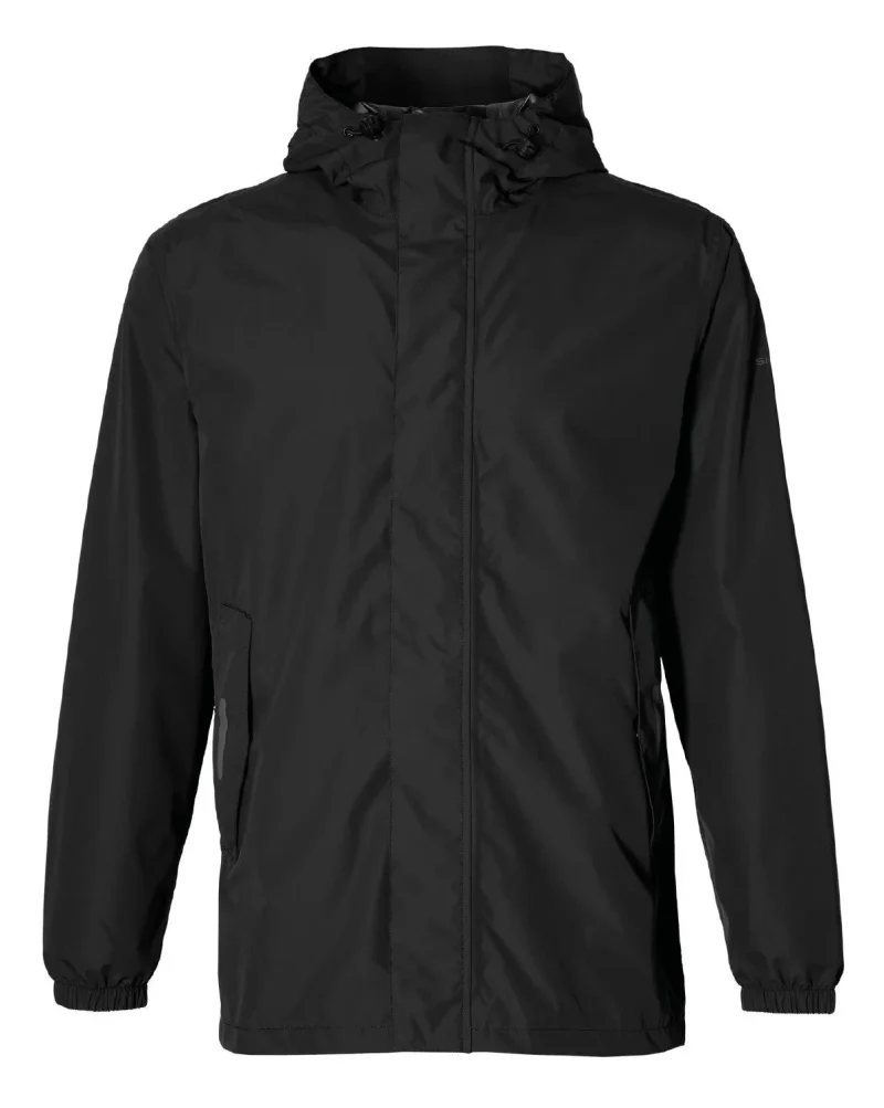 unisex basil hoga waterproof bike rain jacket black