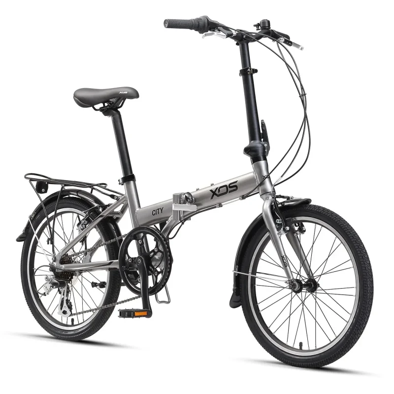 xds city 20 grey folding bike